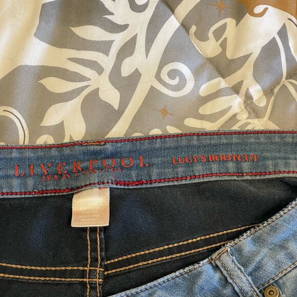 Liverpool Jeans Company 14 blue denim jeans Lucy’s Bootcut casual classic - Picture 4 of 9